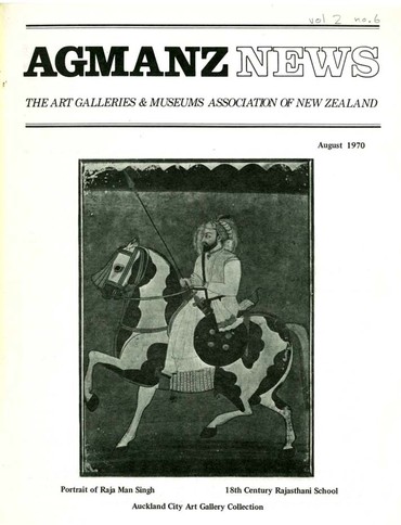 AGMANZ News Volume 2 Number 6 August 1970