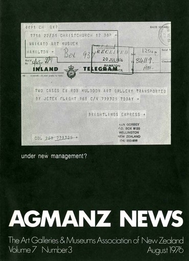 AGMANZ Volume 7 Number 3 August 1976