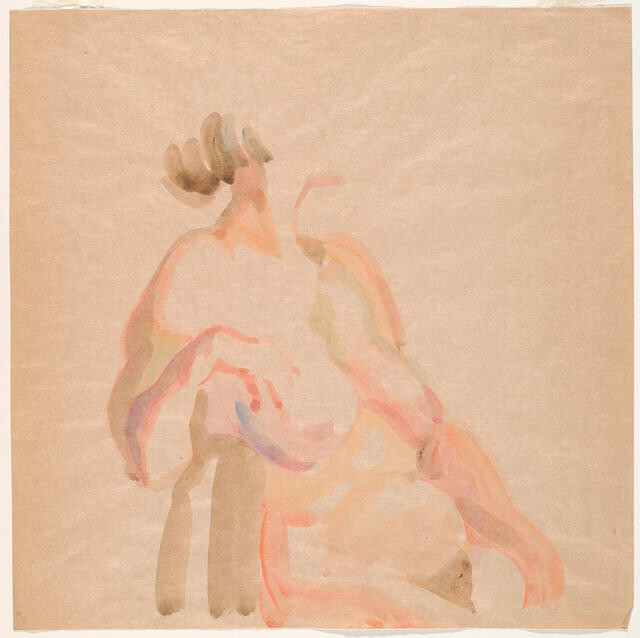 Seated Nude - Time Study