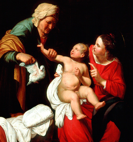 After Carlo Saraceni The Holy Family Collection of Christchurch Art Gallery Te Puna o Waiwhetū; presented by the Estate of Dr J P Whetter, 1940.