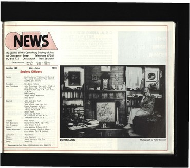 Canterbury Society of Arts News, number 128, May/June 1986