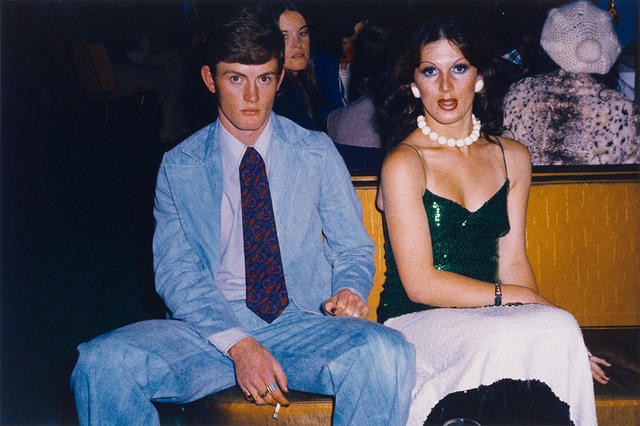 Diana and Perry at Miss NZ Drag Queen Ball, Auckland, 1975