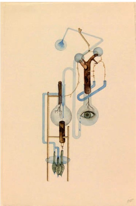 Zina Swanson Untitled No.1 2010. Watercolour. Collection of Macmillan Brown Library and University of Canterbury. Reproduced with permission of Zina Swanson and courtesy of the Macmillan Brown Library and University of Canterbury