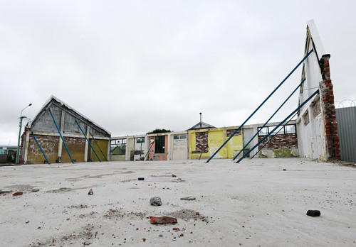 An accidental monument on Ferry Road. Photo: John Collie