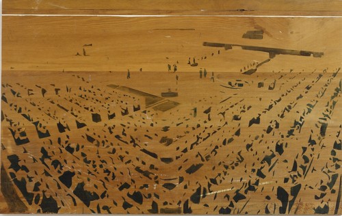 Sophie Scott stock 2011. Oil on recycled board. Collection of the artist. Reproduced courtesy of the artist