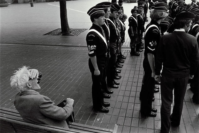 Boys’ Brigade And Old Man, Cathedral