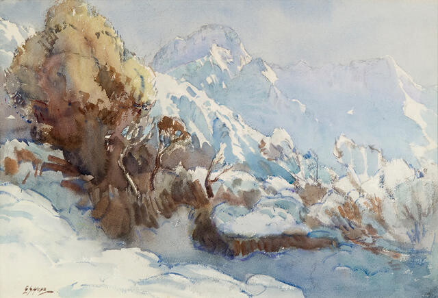 Wintertime, Mount Sefton