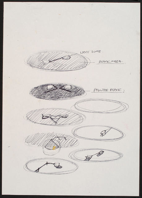 Seascape - documentation: preparatory drawing