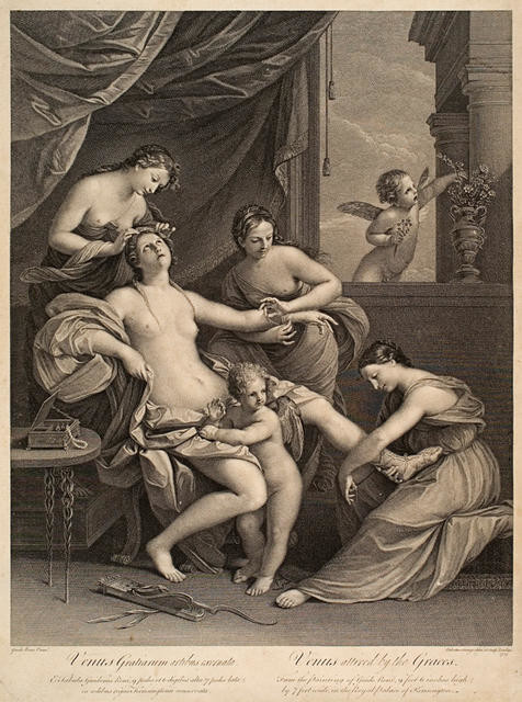 Venus Gratiarum Artibus Exornata E Tabula Guidonis Reni 9 Pedes Et 6 Digits Alta & Pedes Lata In Aedibus Regus Kensington conservata