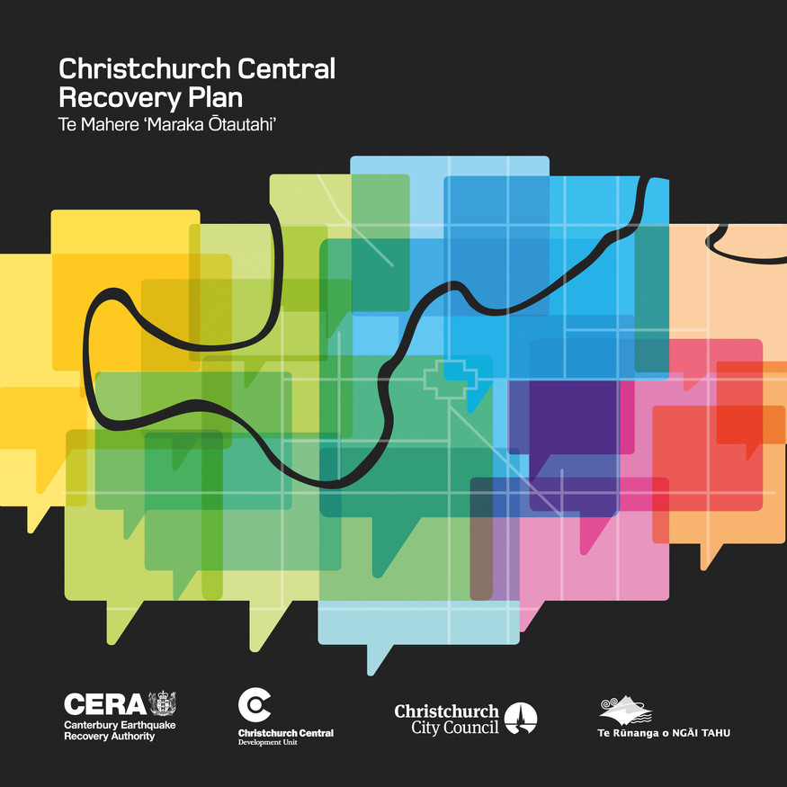 The cover image of Christchurch Central Recovery Plan