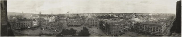 Christchurch NZ 1923. No.1 (View of Christchurch City from the Cathedral Tower)