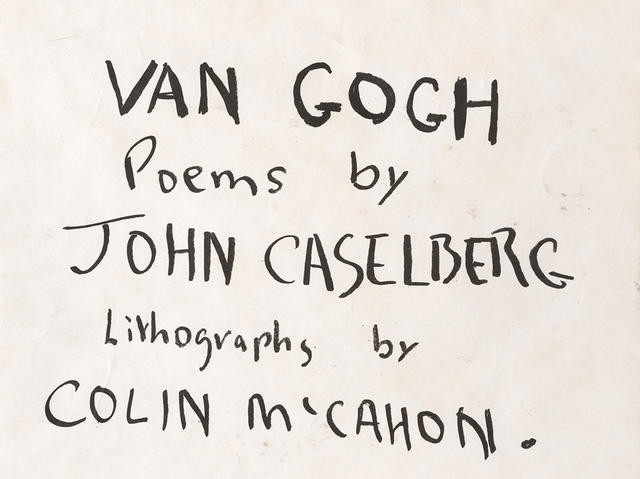 Van Gogh: Poems by John Caselberg