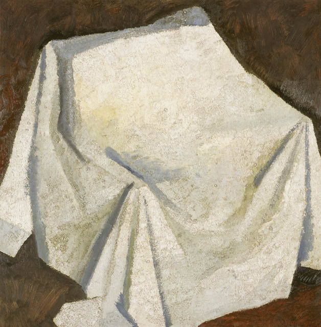 Composition with white drape