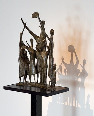 Ria Bancroft Eclipse Bronze. Collection of Christchurch Art Gallery Te Puna o Waiwhetū; purchased 1996