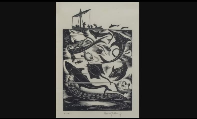 Robert Gibbings - St Brendan and the Sea Monsters