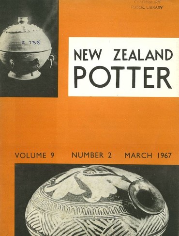 New Zealand Potter volume 9 number 2, March 1967