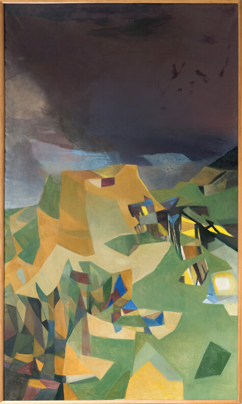 Louise Henderson April 1987. Oil on canvas. G. J. Moyle Trust Collection