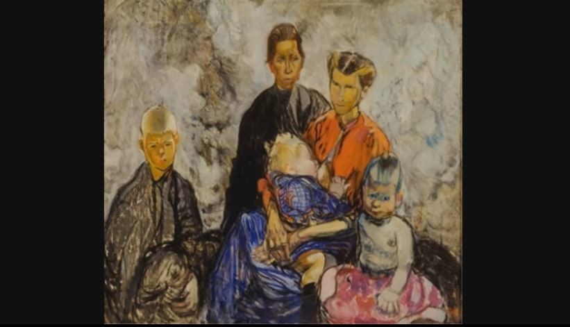 Frances Hodgkins - Belgian refugees