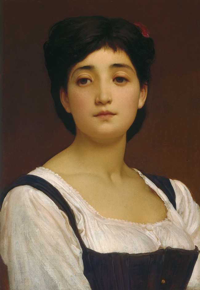 Frederic, Lord Leighton Teresina c.1874. Oil on canvas board. Collection of Christchurch Art Gallery Te Puna o Waiwhetū, presented by the Canterbury Society of Arts 1932