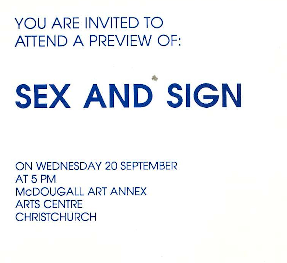 <p>Sex and Sign</p>