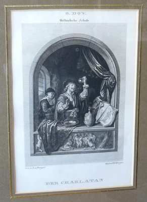 Sebastian Langer Der Charlatan c.1821–8. Etching