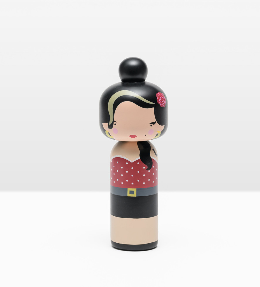 Amy Winehouse Kokeshi