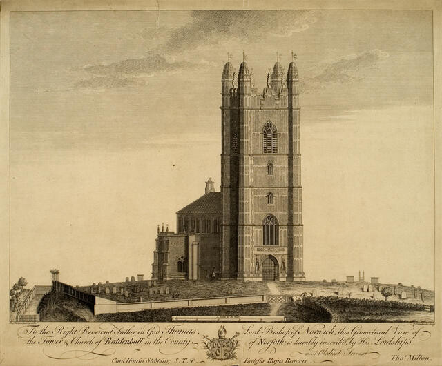 Geometrical View Of The Tower And Church Of Reddenhall In The County Of Norfolk