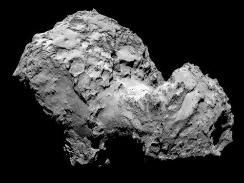 Comet 67P/Churyumov-Gerasimenko on 3 August 2014 - thanks ESA