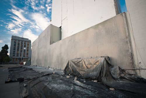 Ash Keating Concrete Propositions 2012. Acrylic house paint on concrete. Copyright the artist. Courtesy the artist and Fehily Contemporary, Melbourne Australia. Photo: John Collie