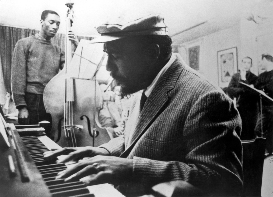 Larence Shustak Thelonious Monk—as seen on ‘Well You Needn’t’ (Riverside 7-inch REP 128) c. 1957. Photograph. © Estate ofL. N. Shustak