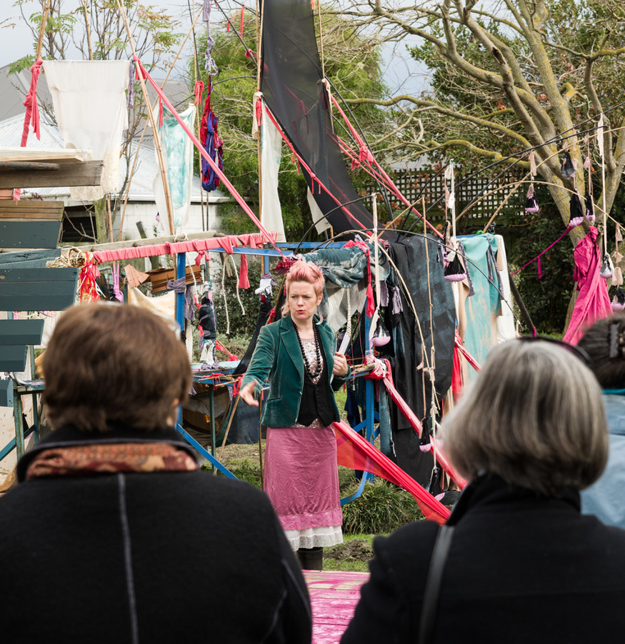 Installation view of Sian Torrington’s How you have held things 2013. Salvaged materials. Photo: John Collie