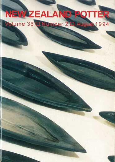 New Zealand Potter volume 36 number 2, August 1994