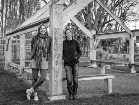 Sally Carlton (left) and Suzanne Vallance (right). Photo: John Collie
