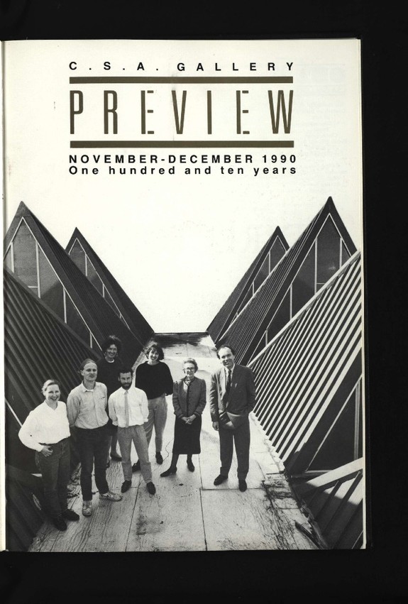 Canterbury Society of Arts Preview, number 155, November/December 1990