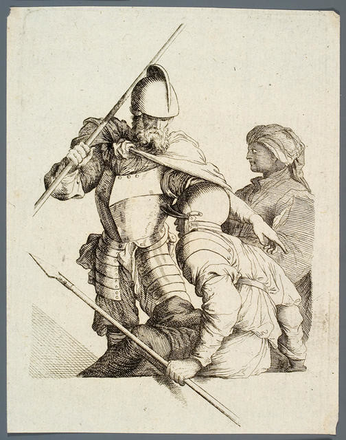 Armoured Figure With A Spear