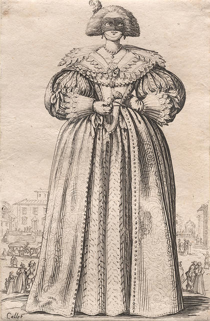 La Dame au Masque (The Lady with a Mask), from La Noblesse de Lorraine (The Nobility of Lorraine)