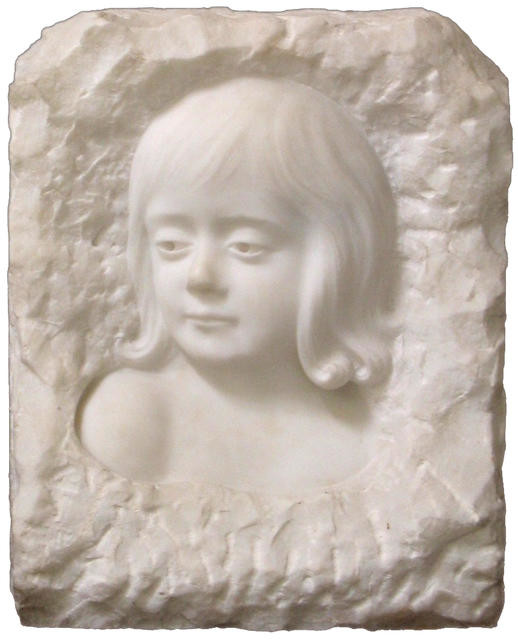 A Fragment In Marble (Portrait of Eva Alice Brassington)