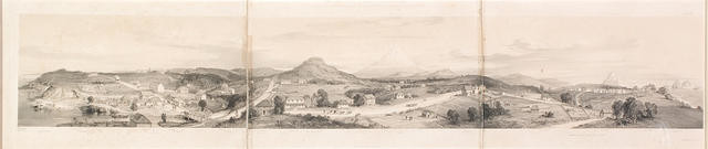 The town of New Plymouth in the year 1843