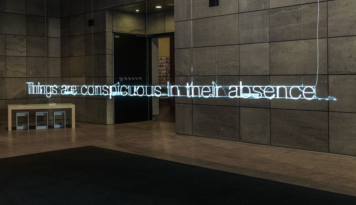 Cerith Wyn Evans: Things are Conspicuous in their Absence...