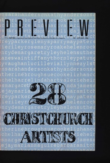 Canterbury Society of Arts Preview, number 139, April/May 1988