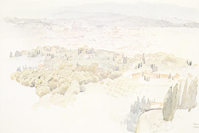Florence from Fiesole, 5 April 1974