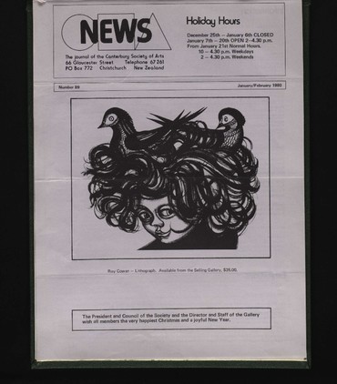 Canterbury Society of Arts News, number 89, January/February 1980