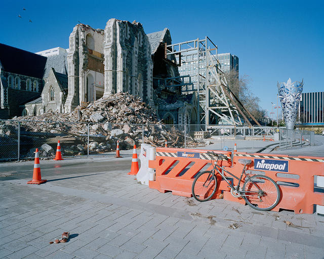 Support Structures #2, Christchurch Cathedral, Cathedral Square, 2011