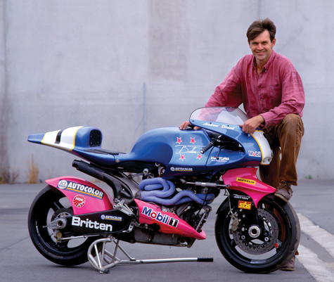 John Britten, 1995. Photo: Kerry Walker