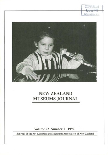 NZMJ Volume 22 Number 1 Winter 1992