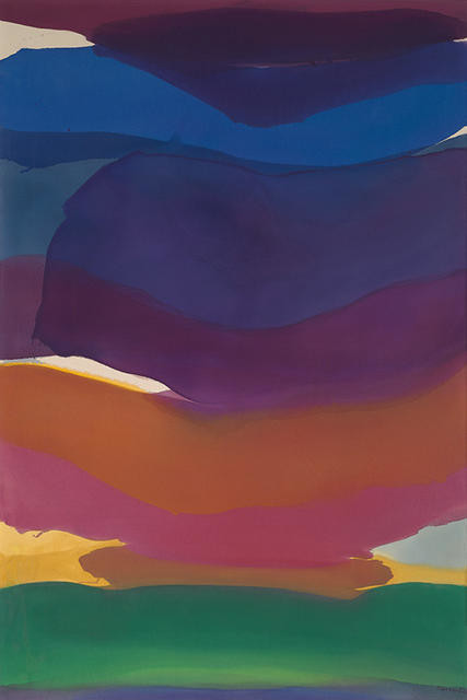 Gretchen Albrecht Banded Orange 1973. Acrylic on canvas. Collection of Christchurch Art Gallery Te Puna o Waiwhetū, purchased 1974