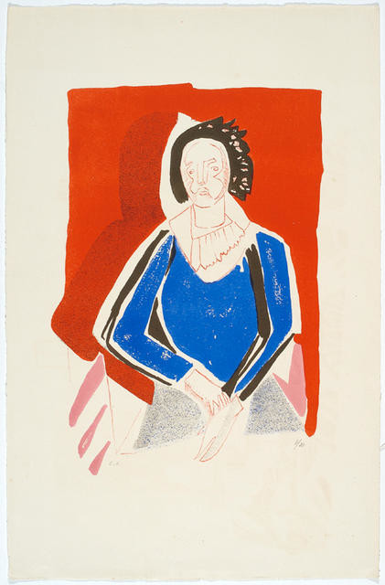 Girl In Blue Frock