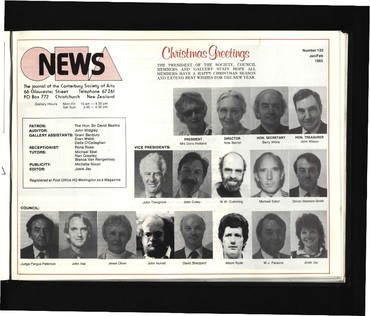Canterbury Society of Arts News, number 120, January/February 1985