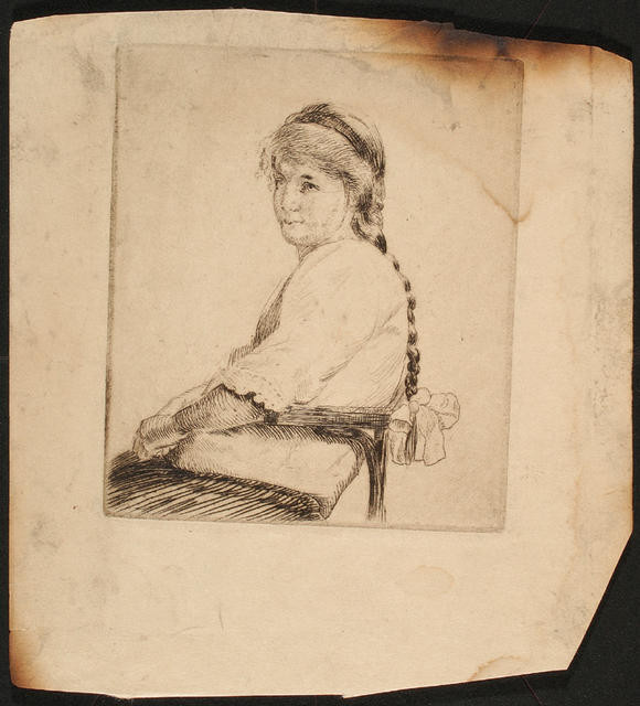 Untitled [girl seated]