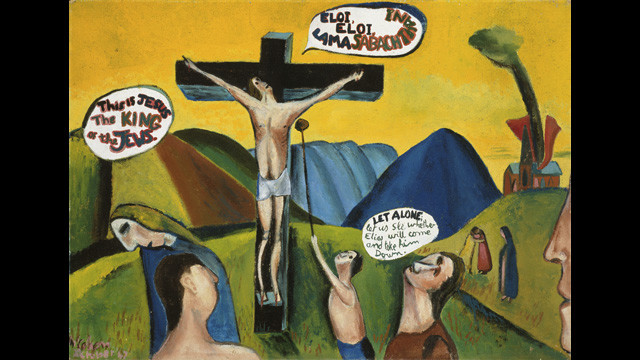 Colin McCahon - Crucifixion according to St Mark